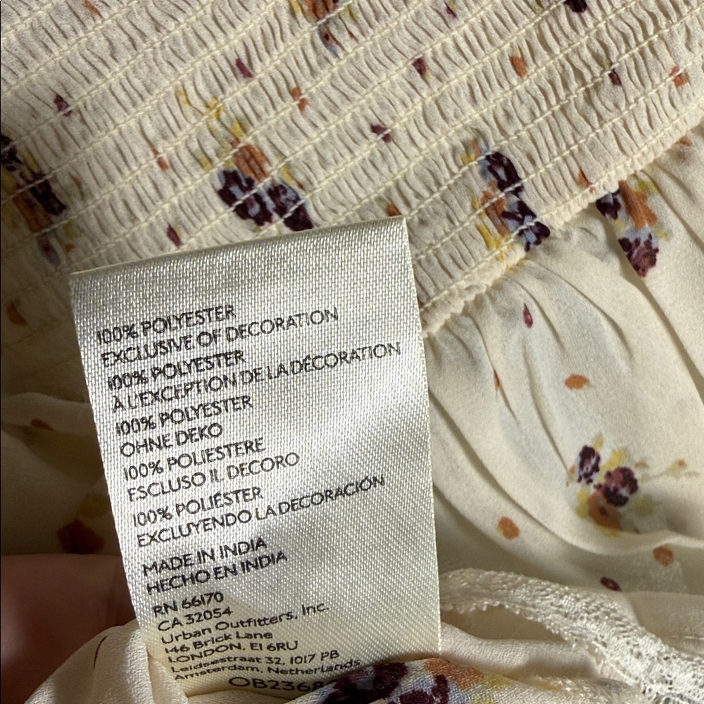 Free People Prairie Field Top. NWT. Swan combo - Picture 9 of 9